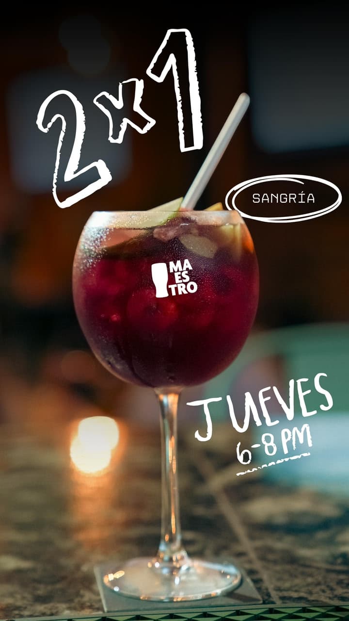 2x1 Sangría / Cerveza Canita