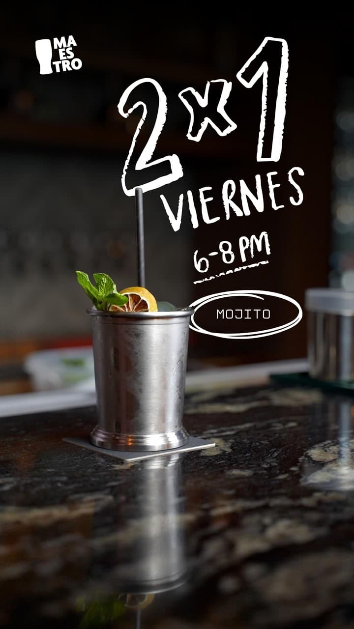 2x1 Mojito / Cerveza Canita